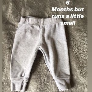 Grey sweatpants